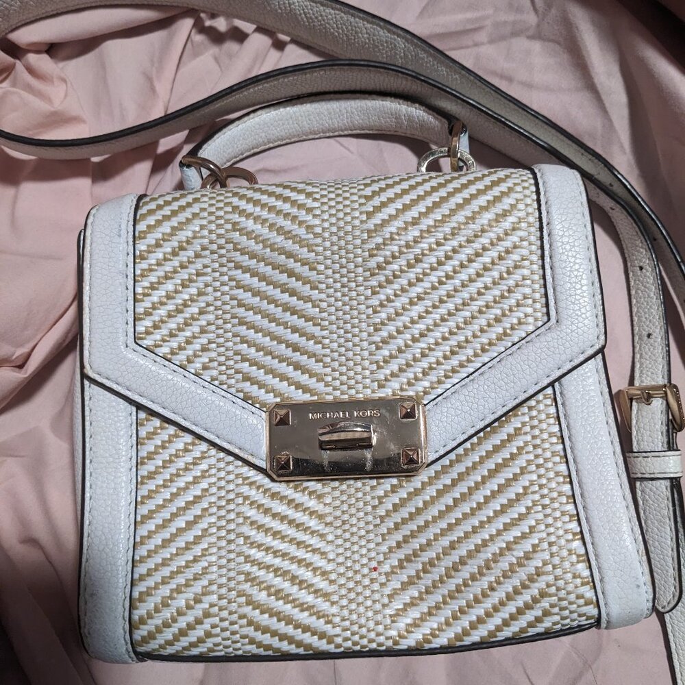 Michael Kors Kinsley Weave Accordion Satchels Very Cute